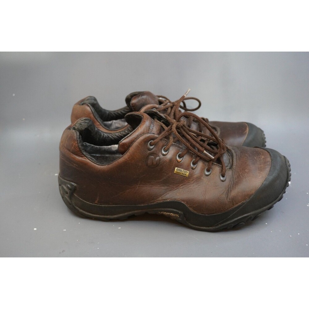 Merrell Chameleon Trek Wrap Traveler Gore-Tex Mens 9.5 Hiking Shoes Brown Vibram